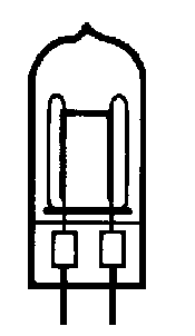 Halogenlampe 650W/240V 