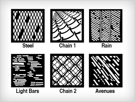 Window Pattern Chain 2 107 x 107 cm 